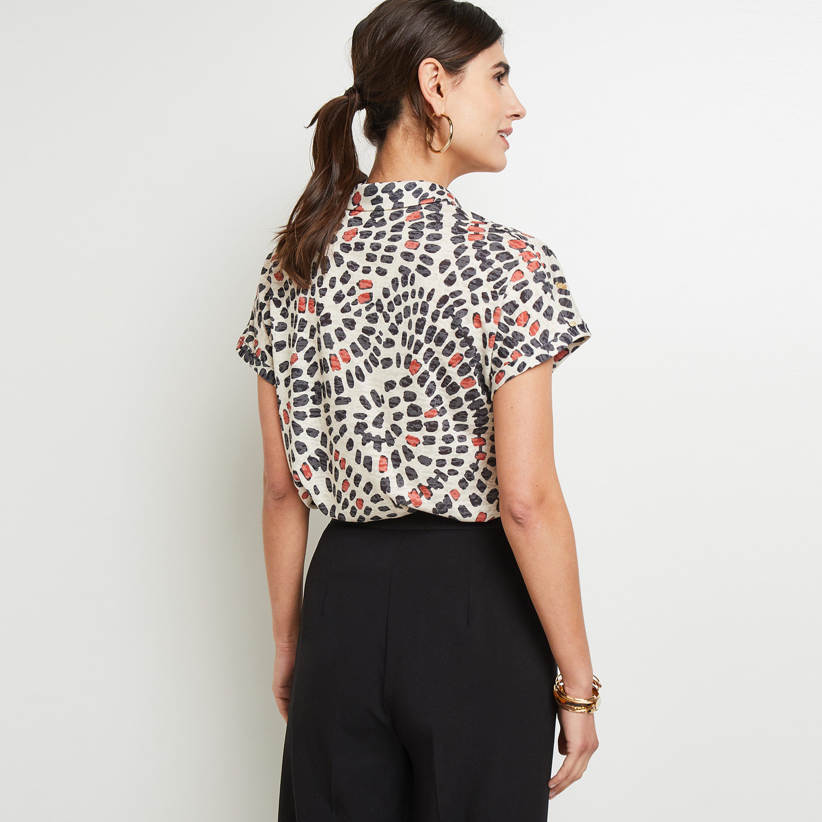 Tshirt imprimé femme - BEIGE