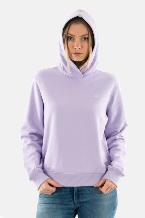 Sweat calvin klein jeans embro badge vfr pastel lilac