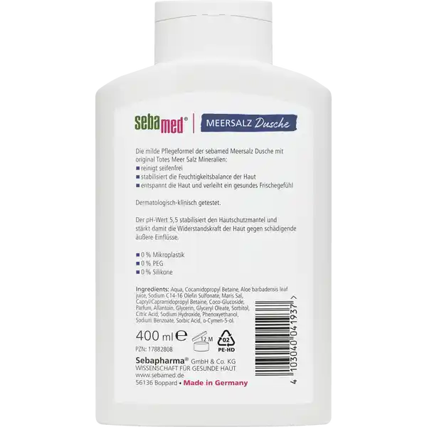 Meersalz Dusche