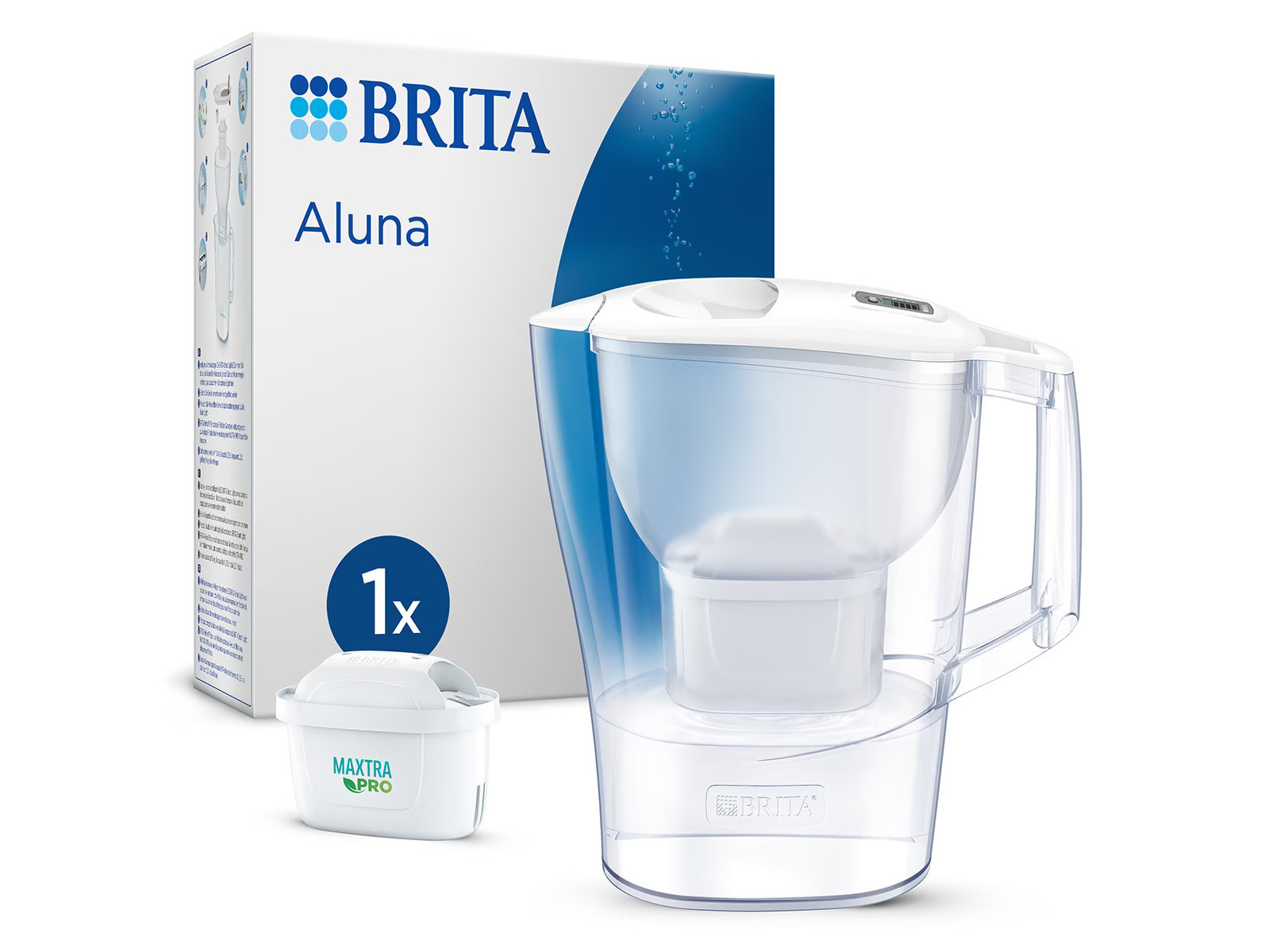 JARRO ALUNA MXPRO BRITA BRANCA COM 1 FILTRO 2.4L