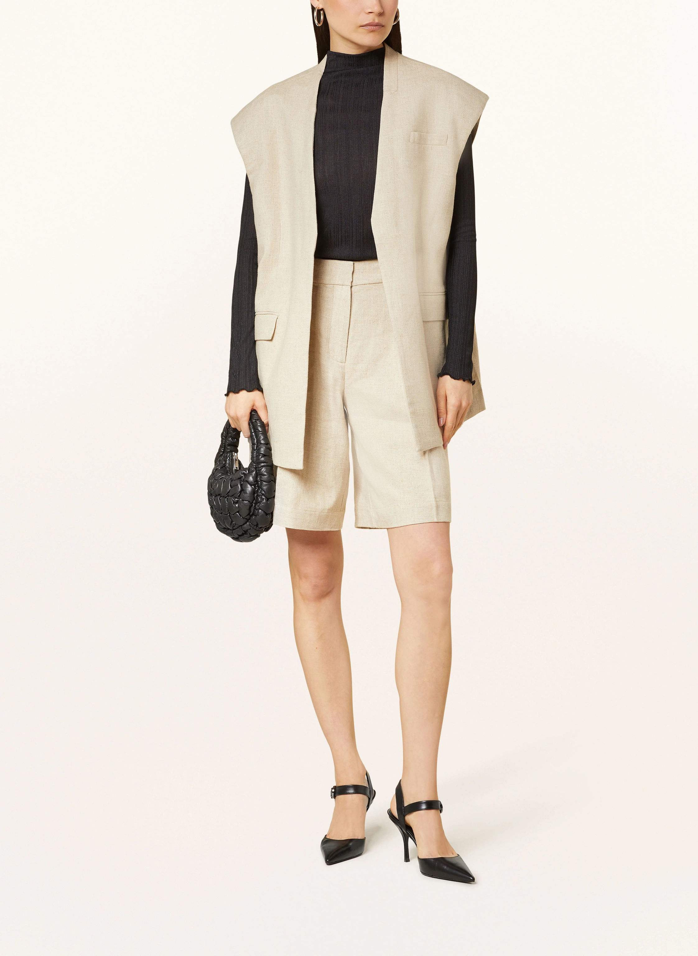 REMAIN Oversized-Weste aus Leinen
