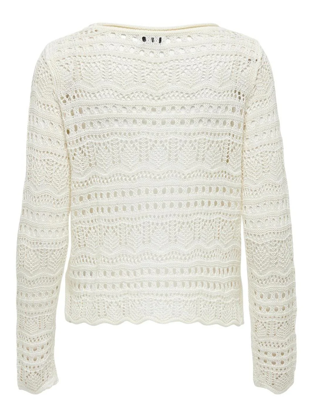 JDY JDYsun Lay L/S Boatneck Pullov. Knt 4160934 eggnog