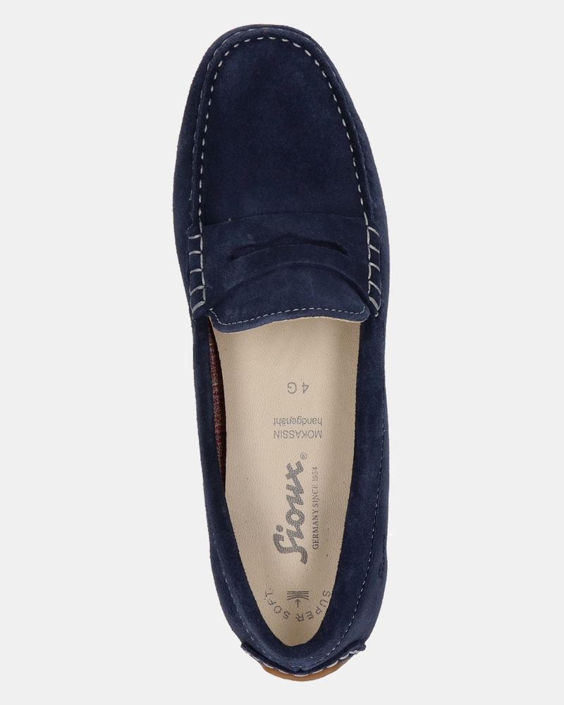 Sioux Carmona Velour Mocassins & loafers  - blauw