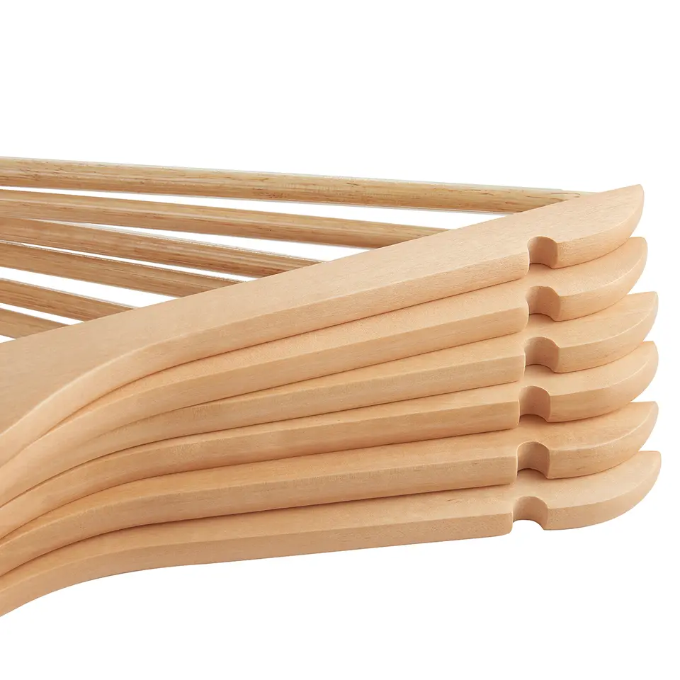 Kledinghangers - 20 Stuks - Hout
