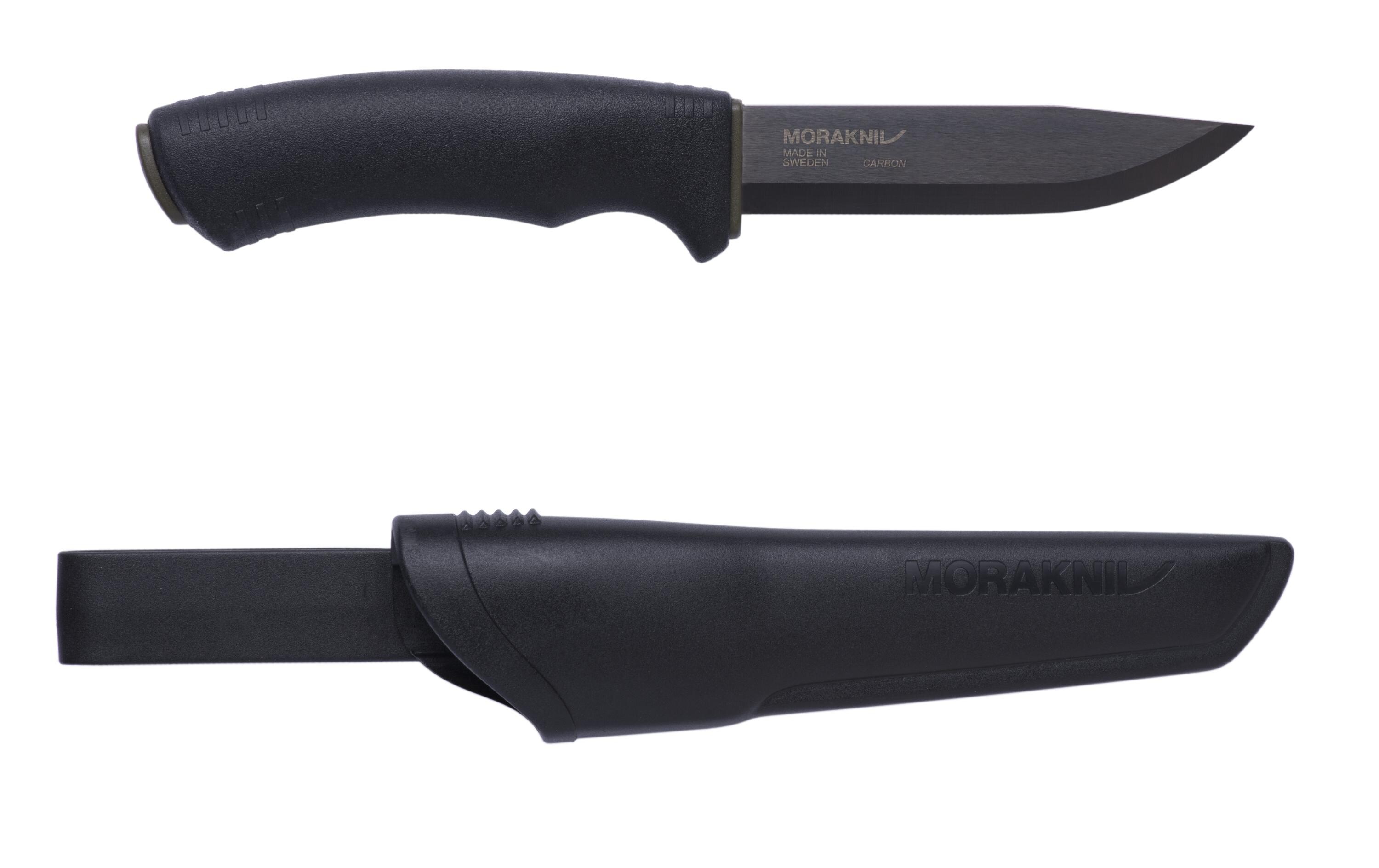 Survival Knife Bushcraft SchwarzMesser