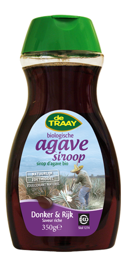 Traay Agavesiroop Donker en Rijk Bio 490 gram
