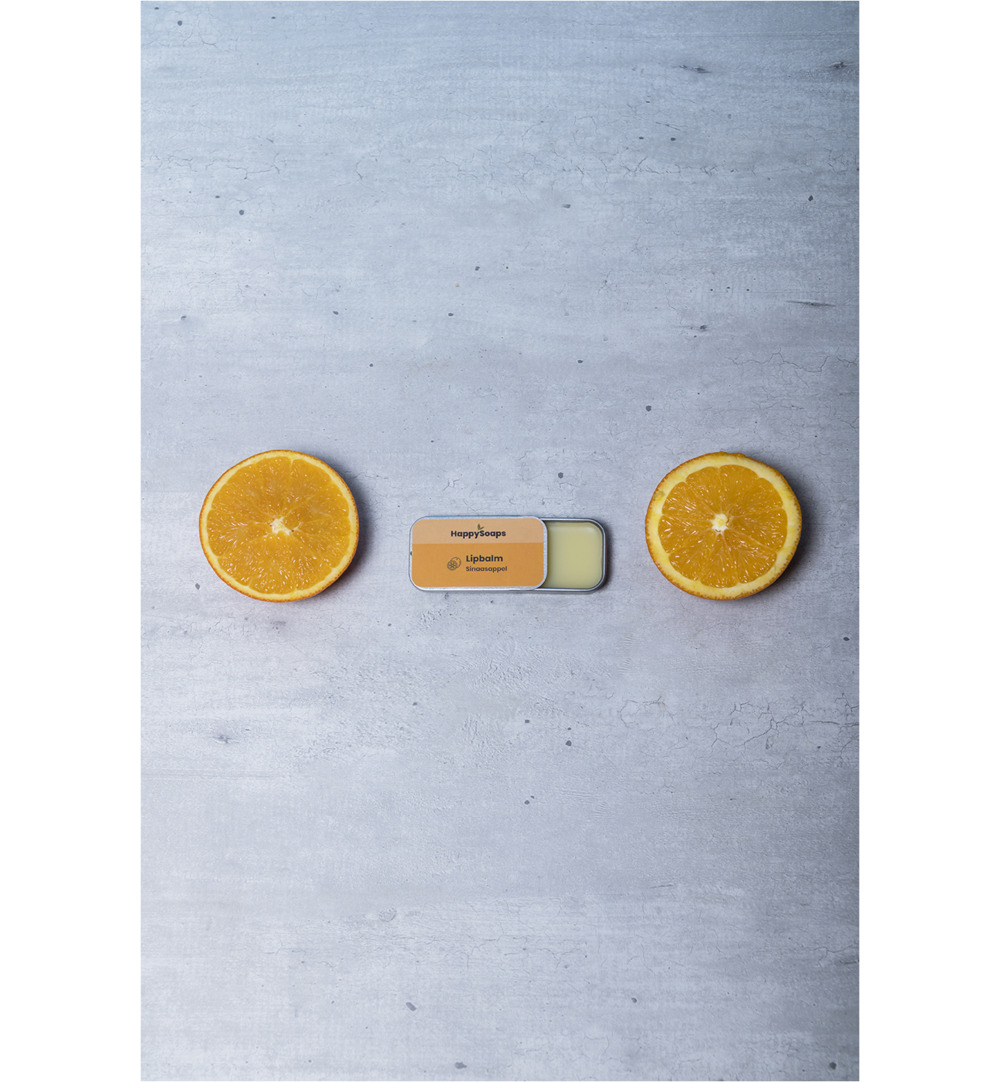 Happysoaps Lipbalm sinaasappel (10 gr)