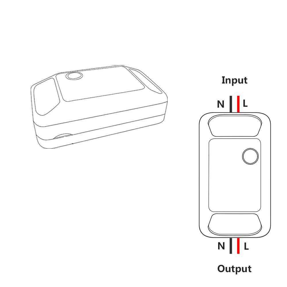 (2er Set) Smart Switch Intelligenter Funk Schalter mit Touch Control   Steuereinheit mit 4 Modi (Batteriebetrieben) iOS/Android - Weiss