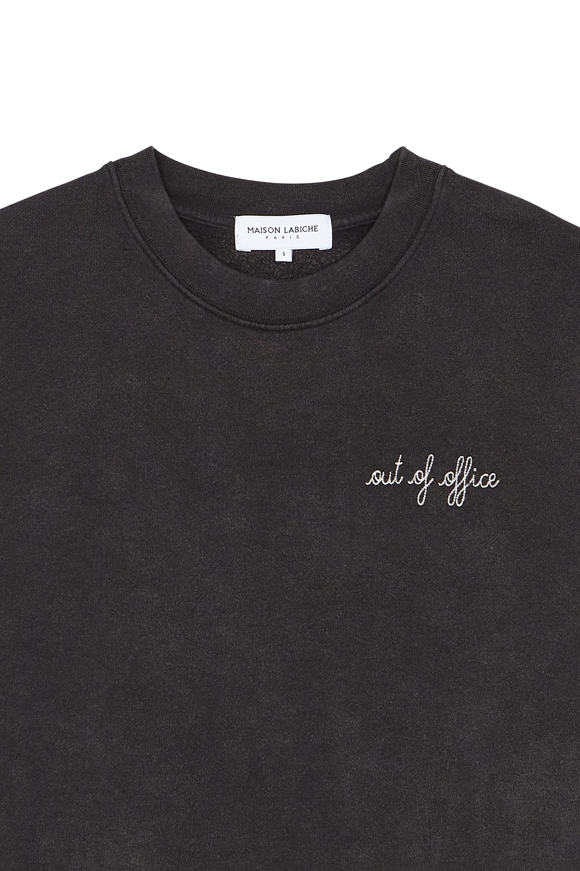 MAISON LABICHE Sweat en Coton biologique LEDRU OUT OF OFFICE/GOTS Gris