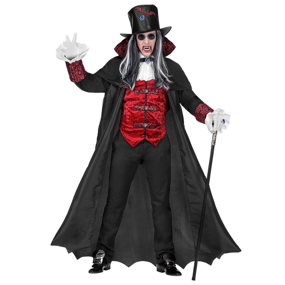 Halloween Kostuum Heren Vampier 4 delig