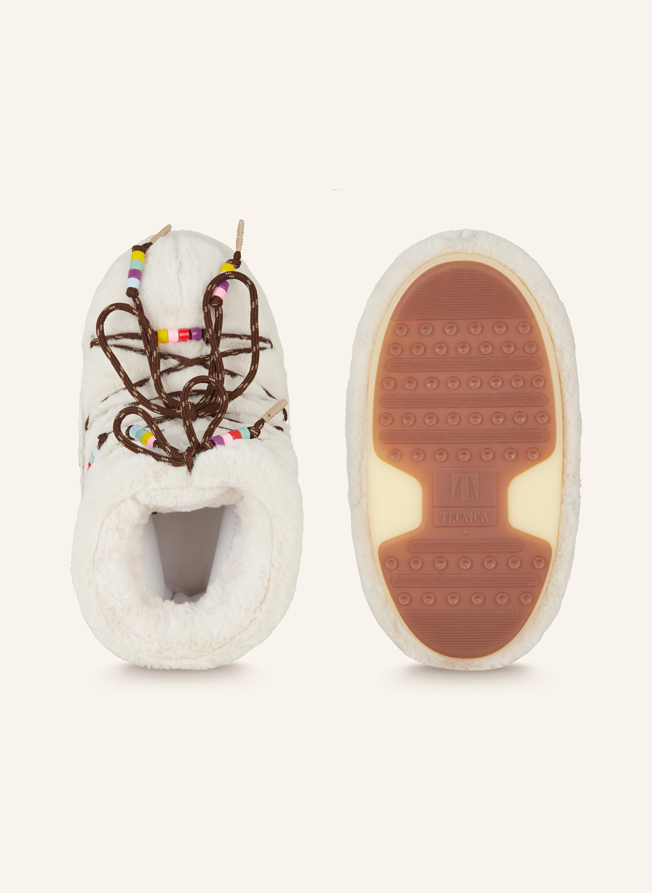 MOON BOOT MOON BOOT ICON LOW FAUX FUR BEADS