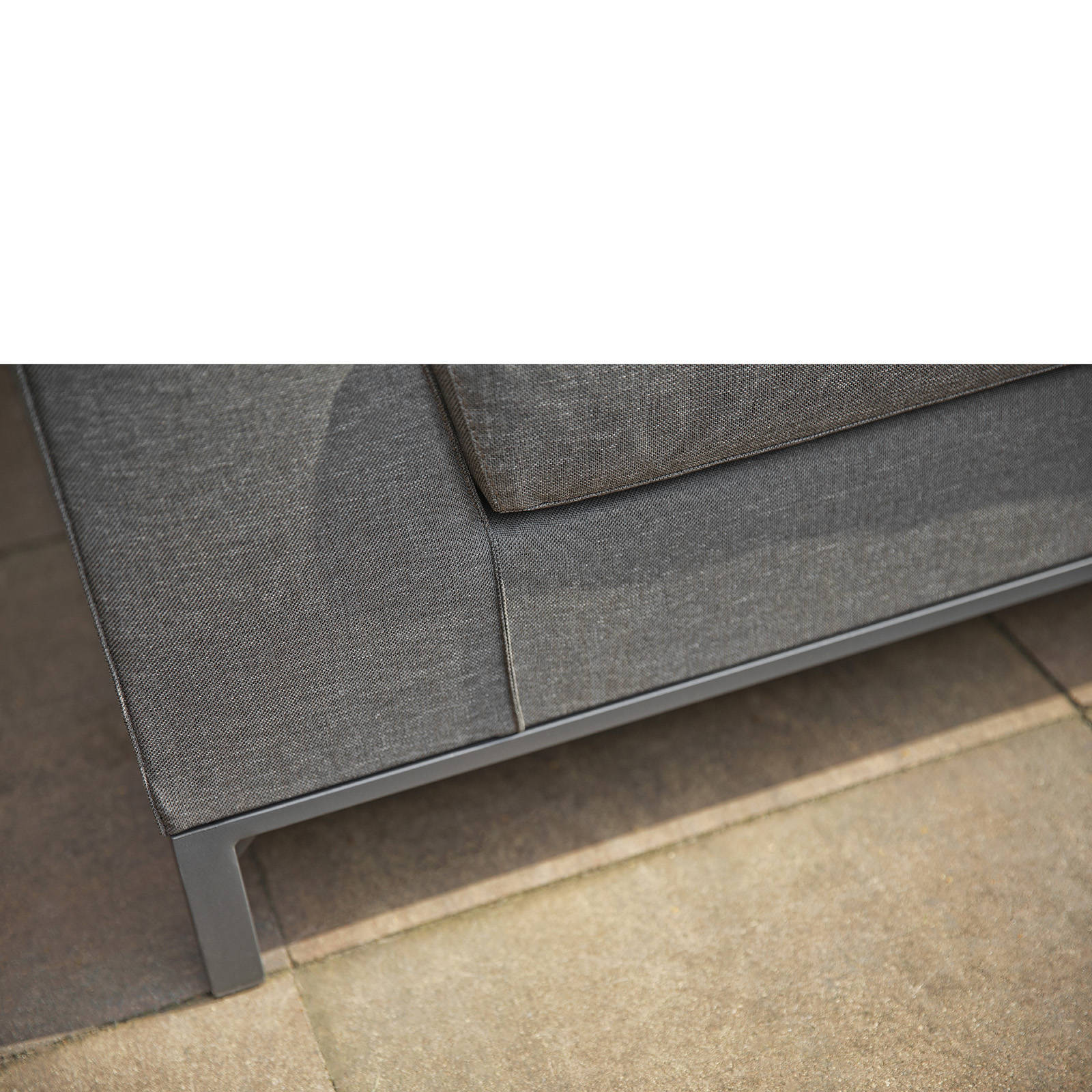 Exotan Exotan Loungeset Links Buiten Sicilië - Aluminium - Grijs - 60x262x246
