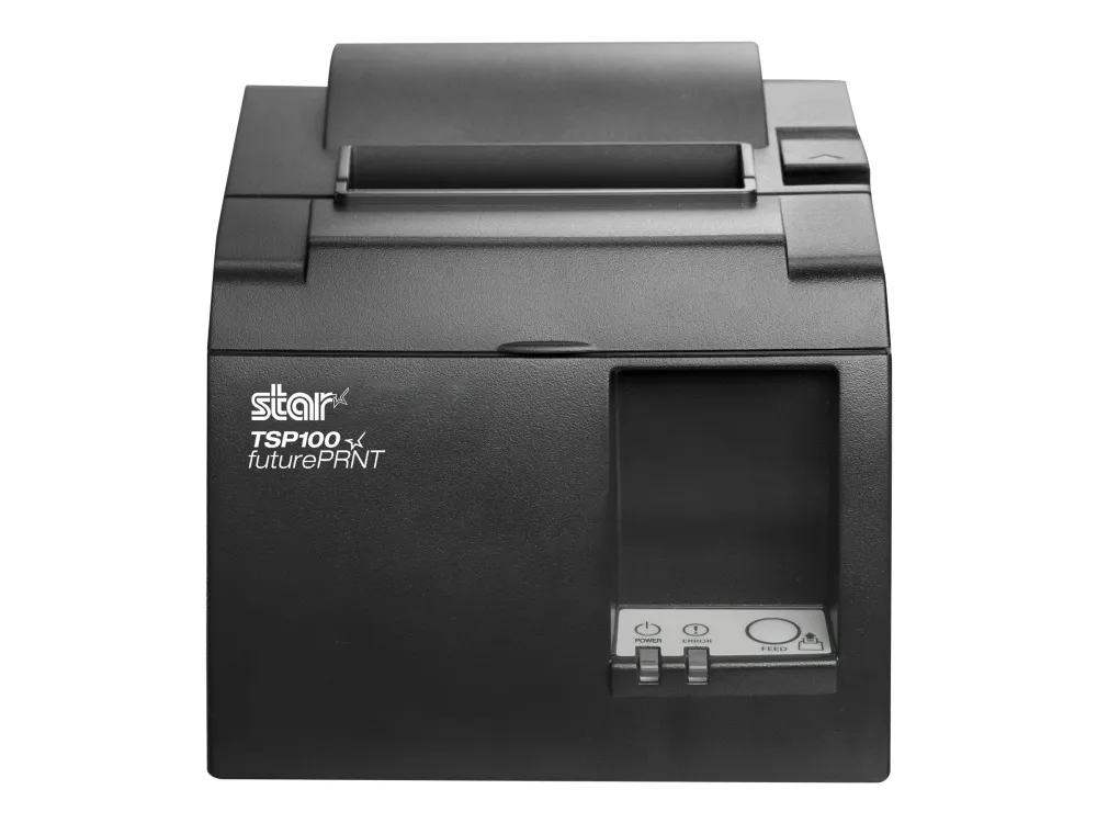 Star TSP143IIU  - Kvitteringsprinter - direkte termisk - Rulle (8 cm) - 203 dpi - op til 200 mm/sek. - USB 2.0 - skærer - grå