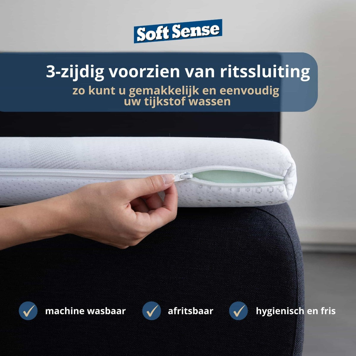 H&D Soft Sense - Koudschuim Topmatras - 140x220cm