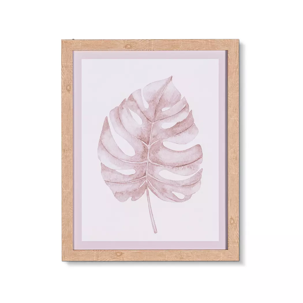 Wandbild 40 x 50 cm Monstera Blatt I