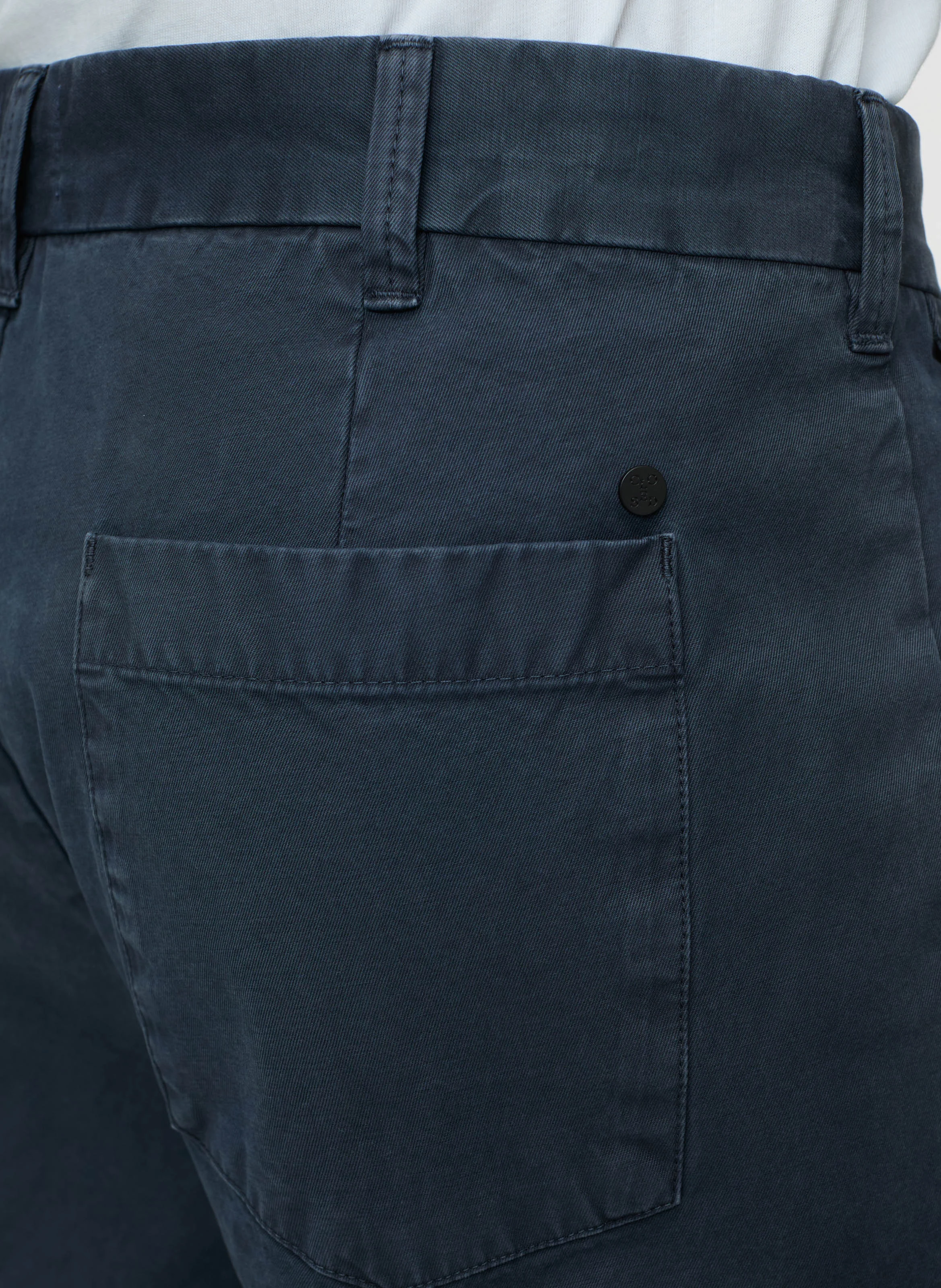 BLOMBERG - Pantalon large en sergé de coton | Bleu
