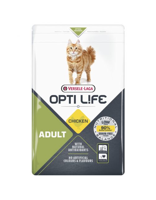Opti Life Cat Adult Kip - Kattenvoer