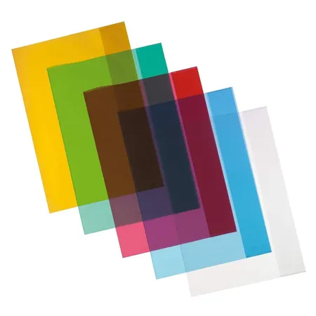 Stylex Heftumschläge DIN A4, PP, transparent, 5er Packung