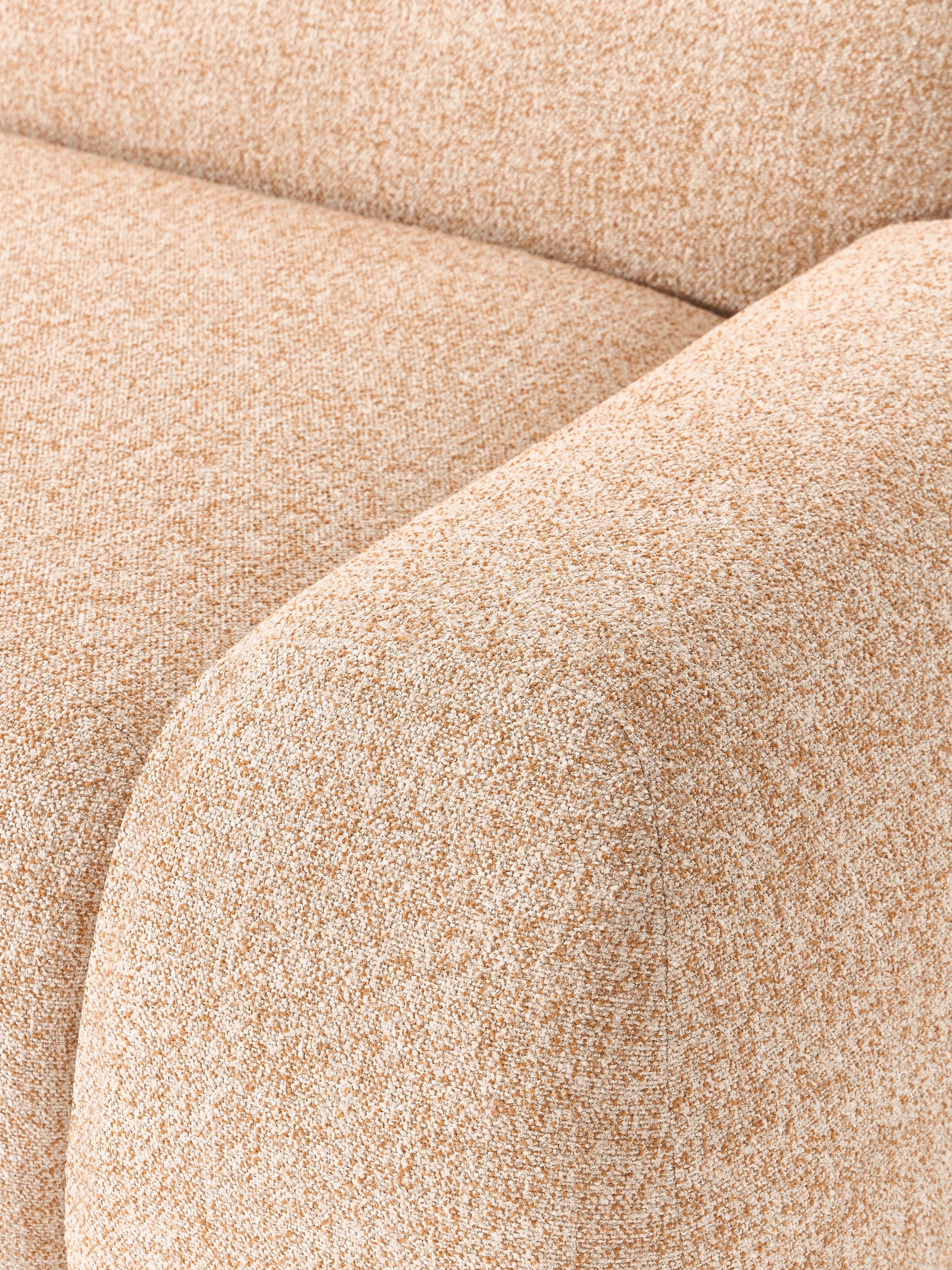 Modulaire hoekbank Wolke (4-zits) van bouclé