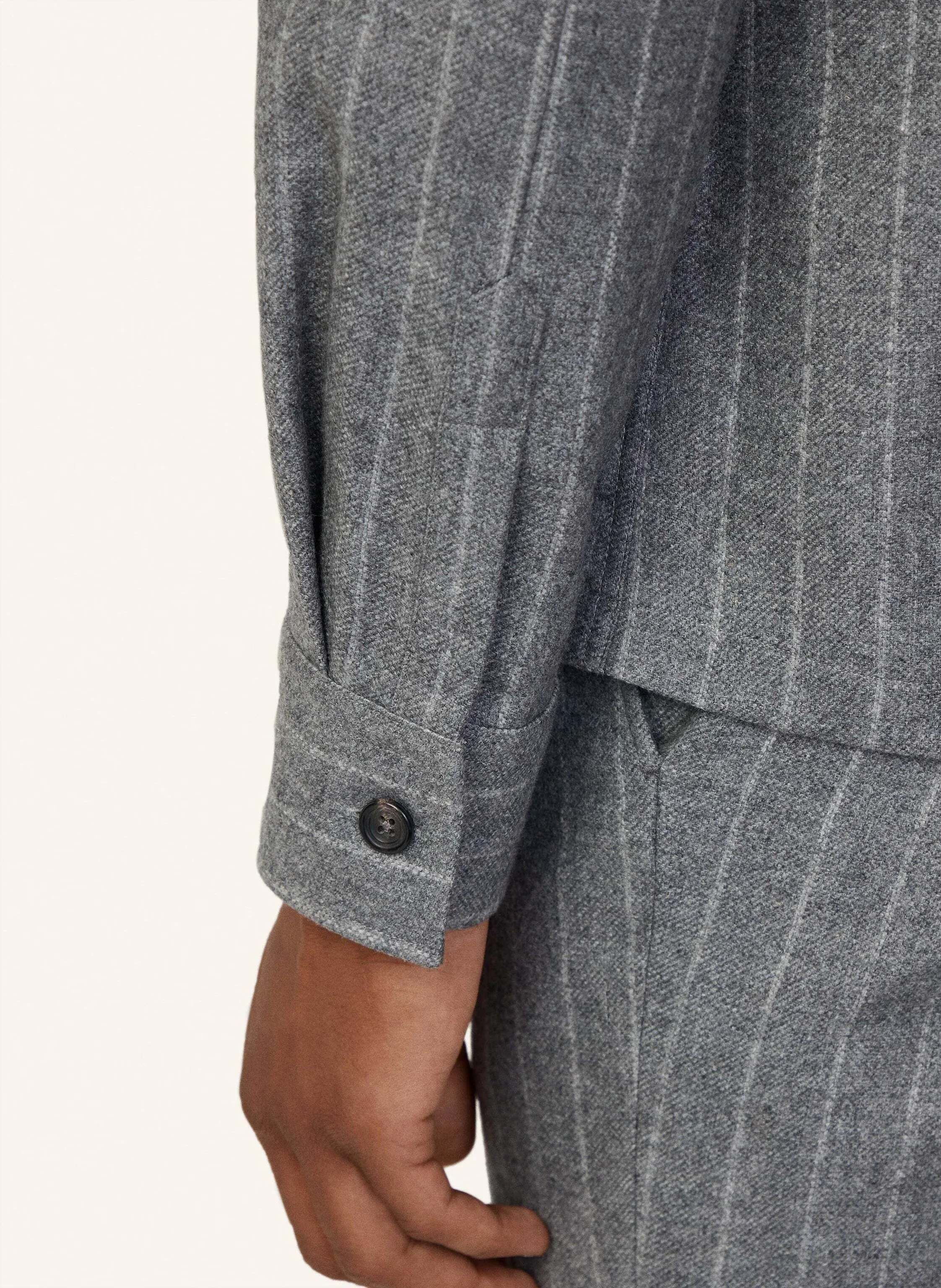 HACKETT LONDON Overjacket PINSTRIPE OVERSHIRT