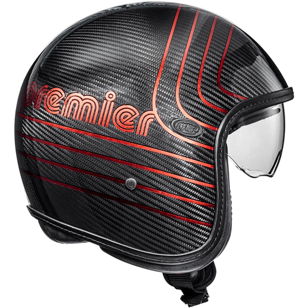 premier - Casque Vintage Platinum Ed Carbon Ex Carbone / Rouge