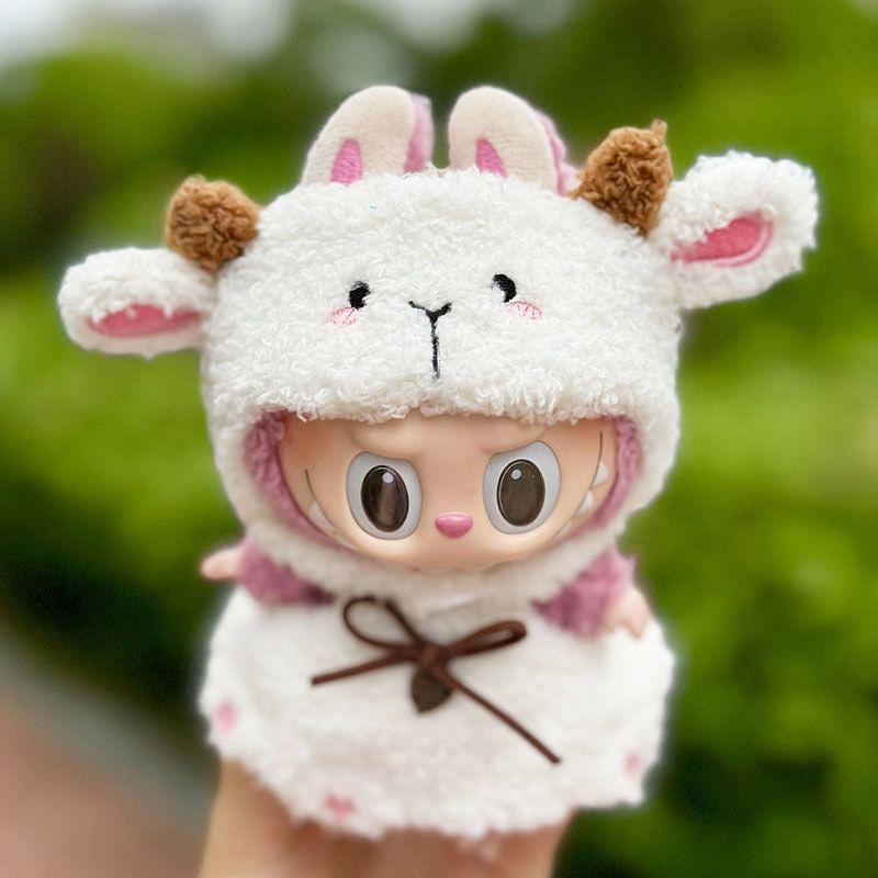 Masoom - Schapencape Poppenkleertjes - 17cm