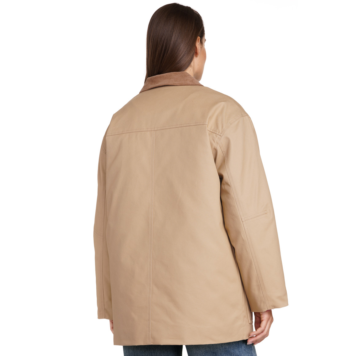 Jonas Nielsen Damen Jacke in Canvas-Optik beige