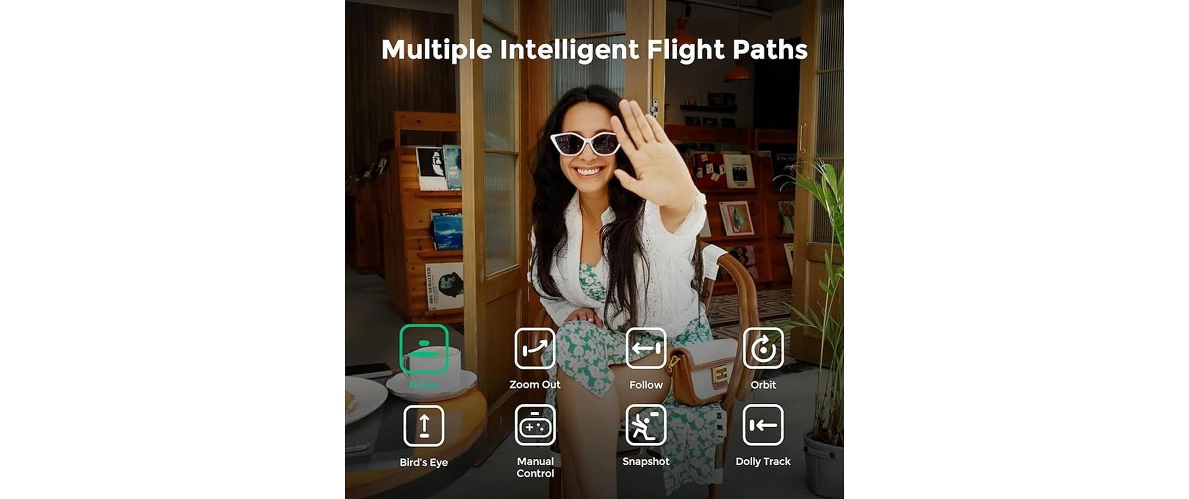 Drohne »HOVERAir HoverAir X1 Combo RTF (C0)« Bedienung: App, Frequenzbereich: 2.4/5.8 GHz