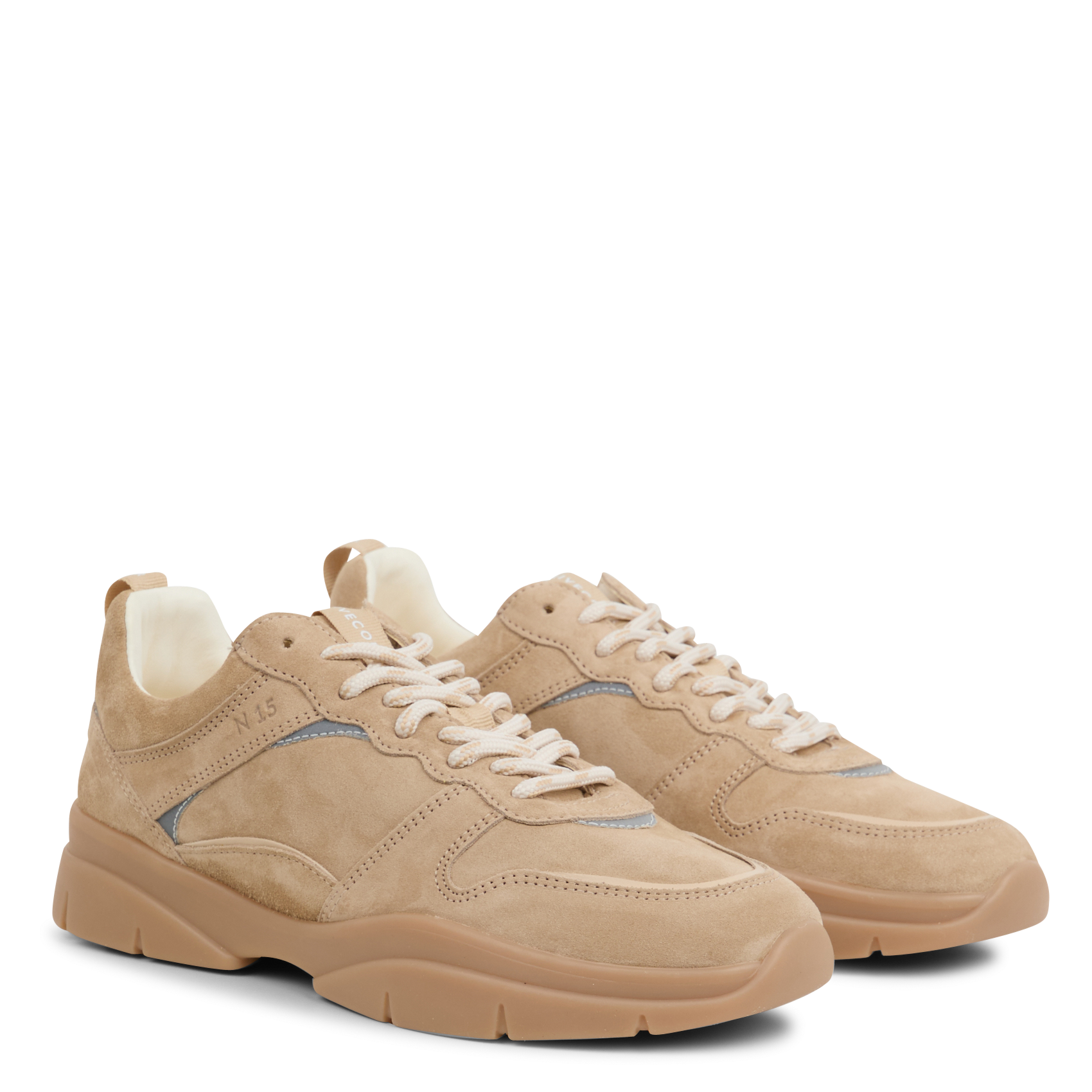 N°15 - Baskets basses en cuir | Beige