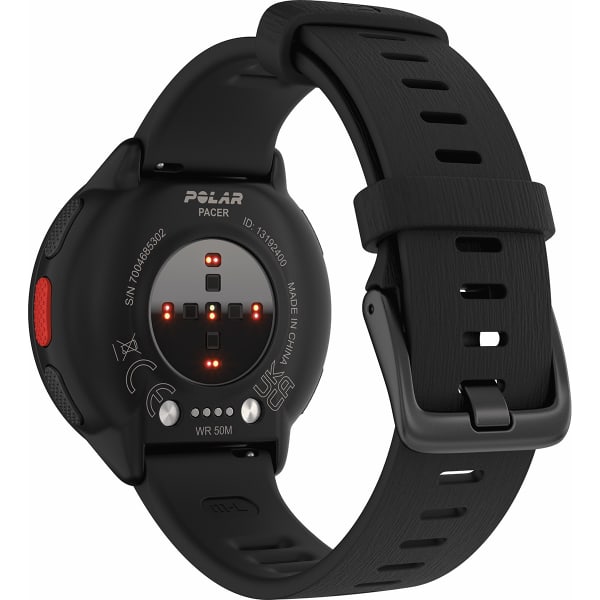 Montre cardio GPS POLAR PACER BLACK BLK/BLK