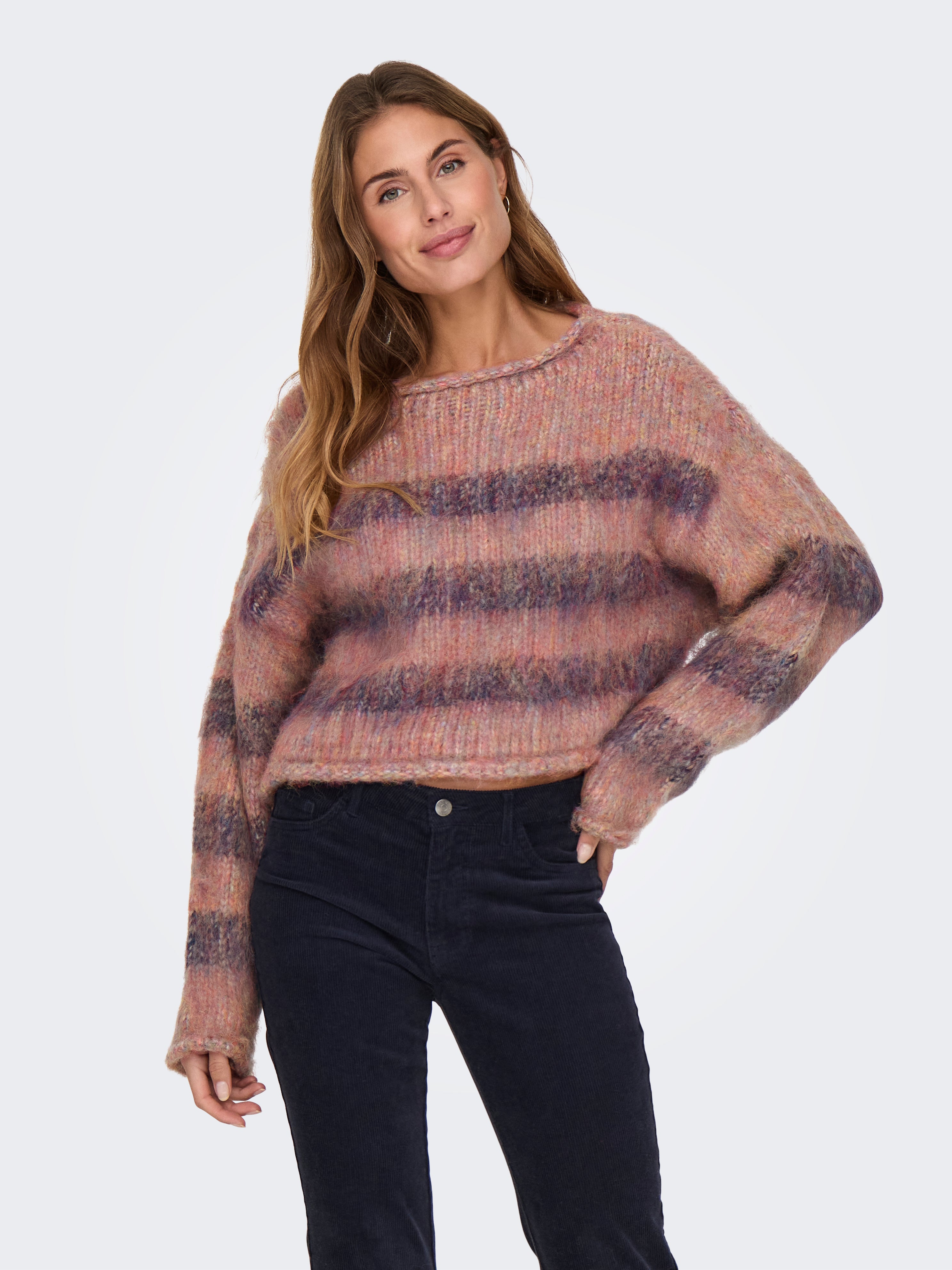 ONLSILFA Strickpullover Rust
