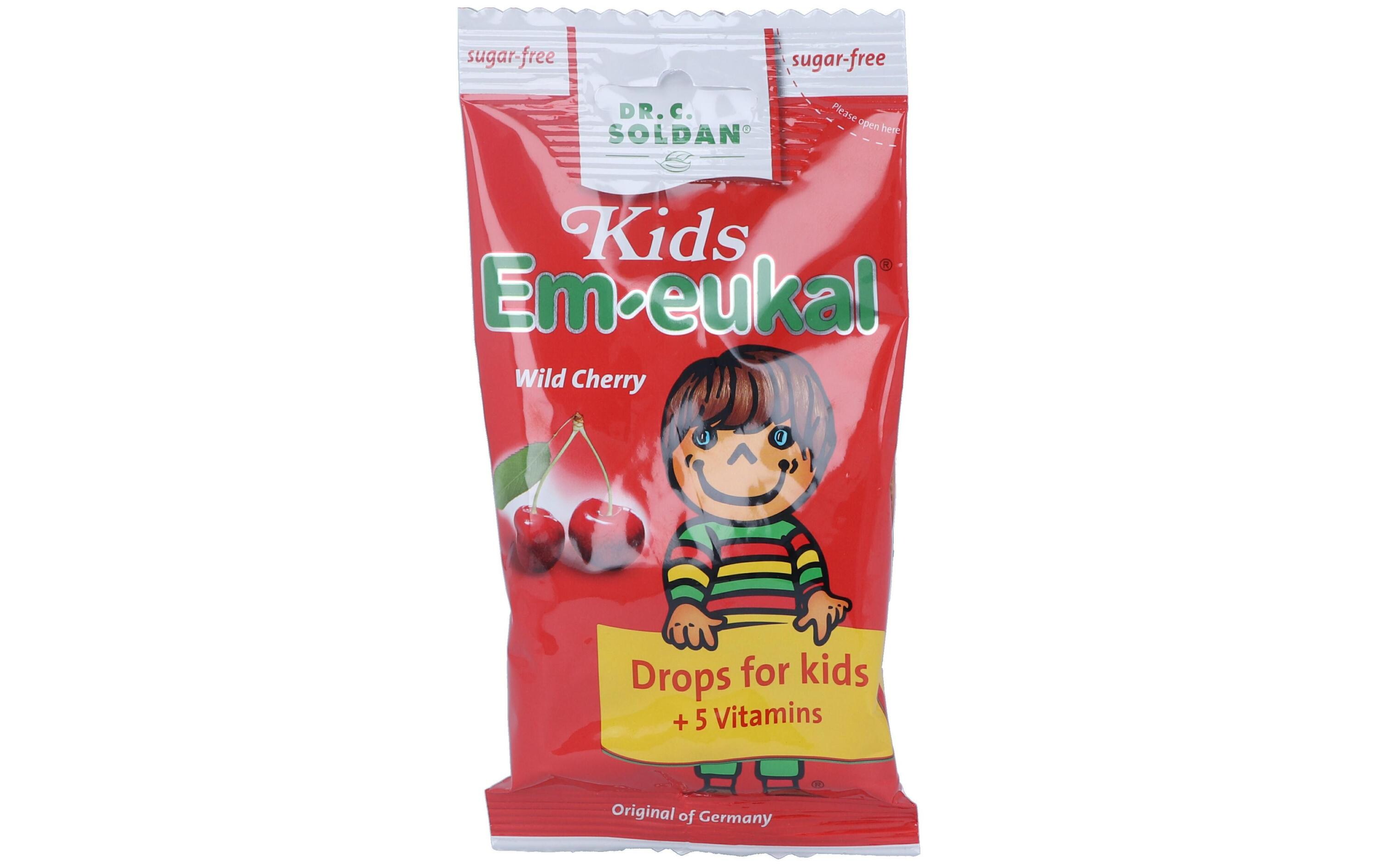 Em-Eukal Kinder Bonbons zuckerfrei 75 gLutschbonbons für Hals und Rachen