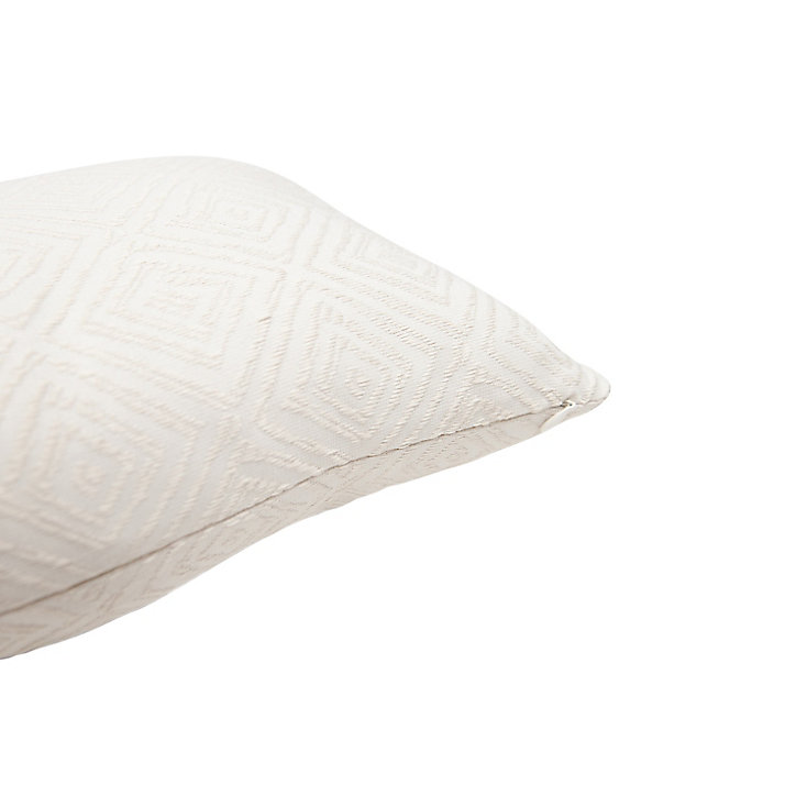 Coussin intérieur effet jacquard ethnique beige GoodHome L. 30 cm x l. 50 cm x Ep. 5 cm
