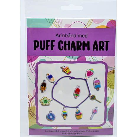 Puff Charm Art armbåndssæt - søde sager