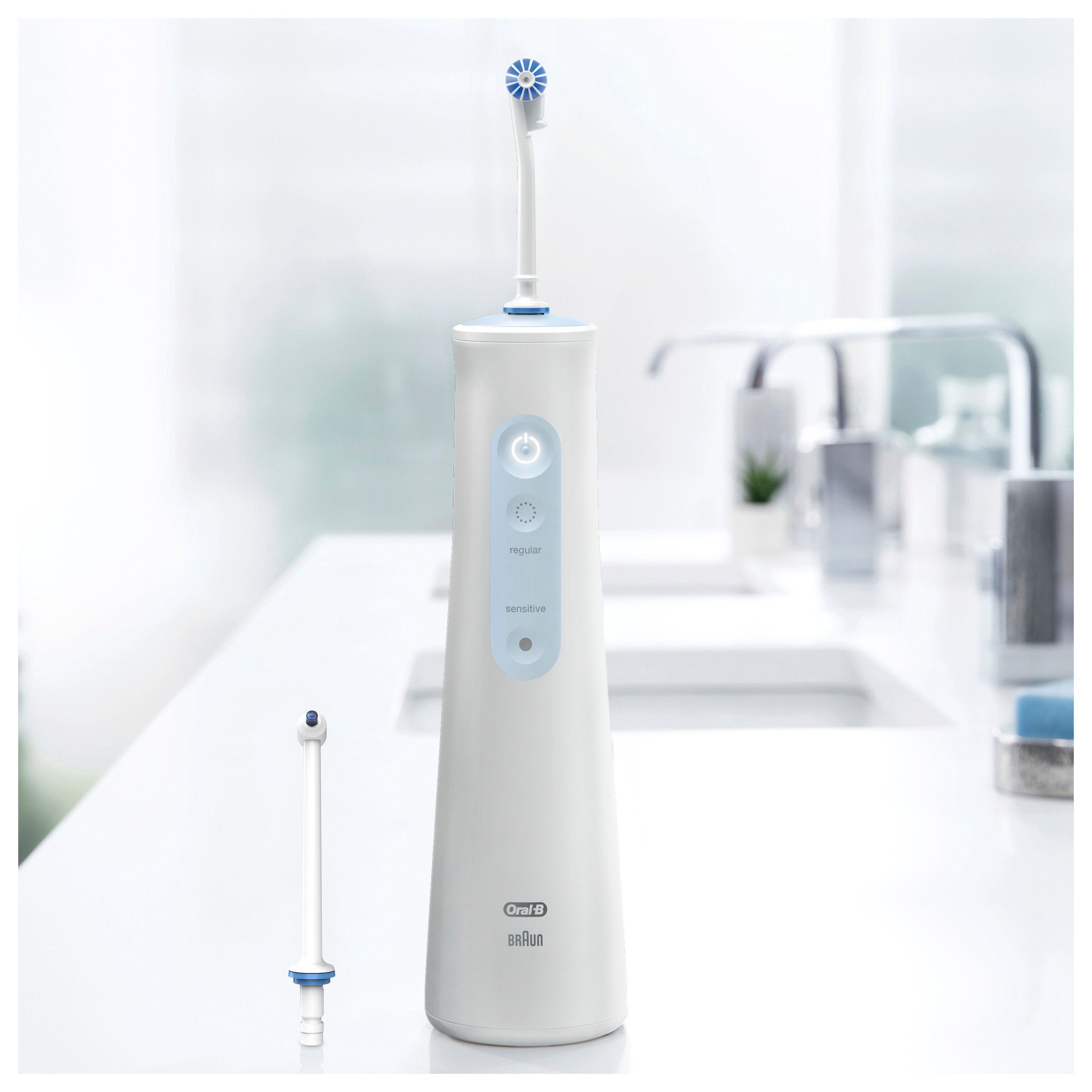 Oral-B Munddusche »AquaCare 4« 2 Stk. Aufsätze Kabellose mit Oxyjet-Technologie