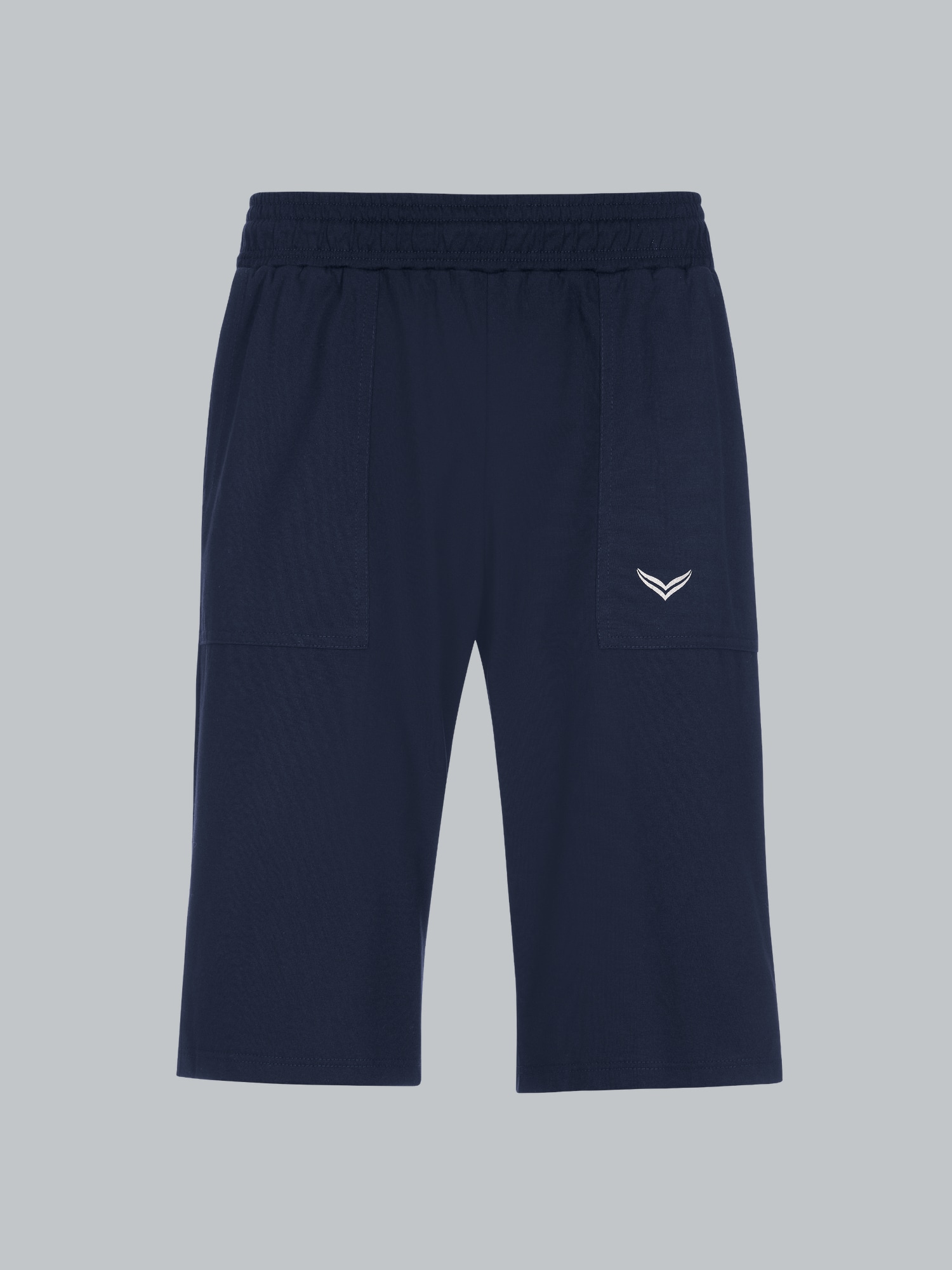 Bermuda aus Single-Jersey Navy