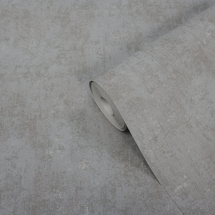 Papier peint vinyle sur intissé GoodHome Sarry gris