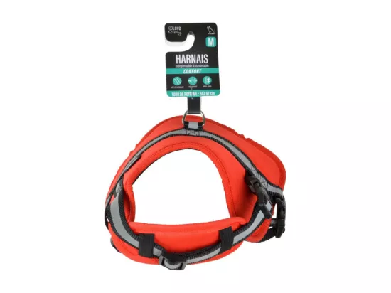 Harnais réglable matelassé pour chien 