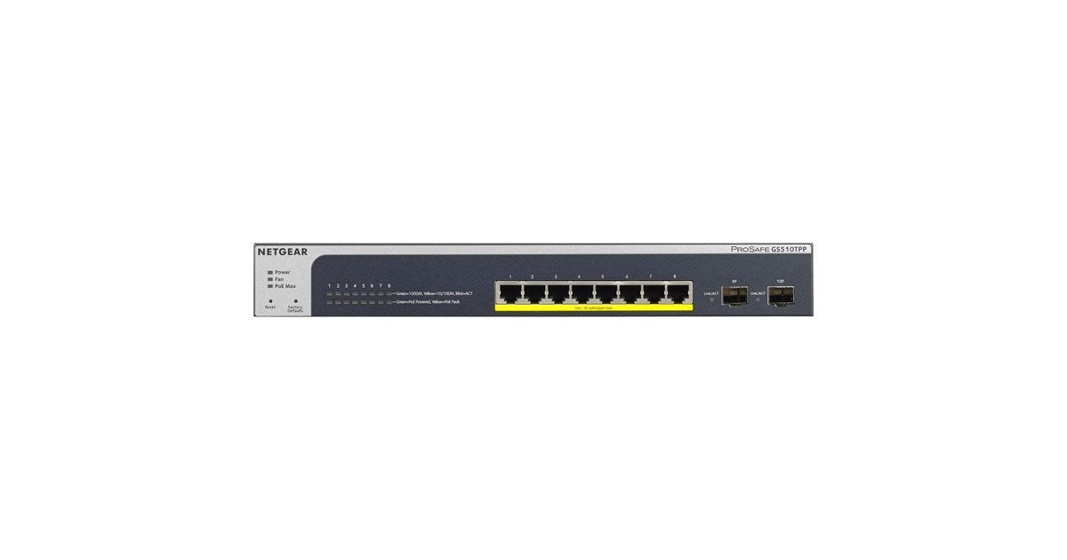 NetgearGS510TPP switch