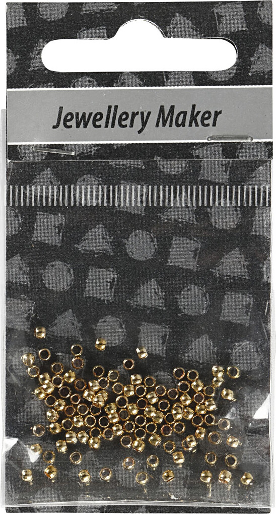 Wireklemmer - Ø 2 MM - Forgyldt - 100 Stk