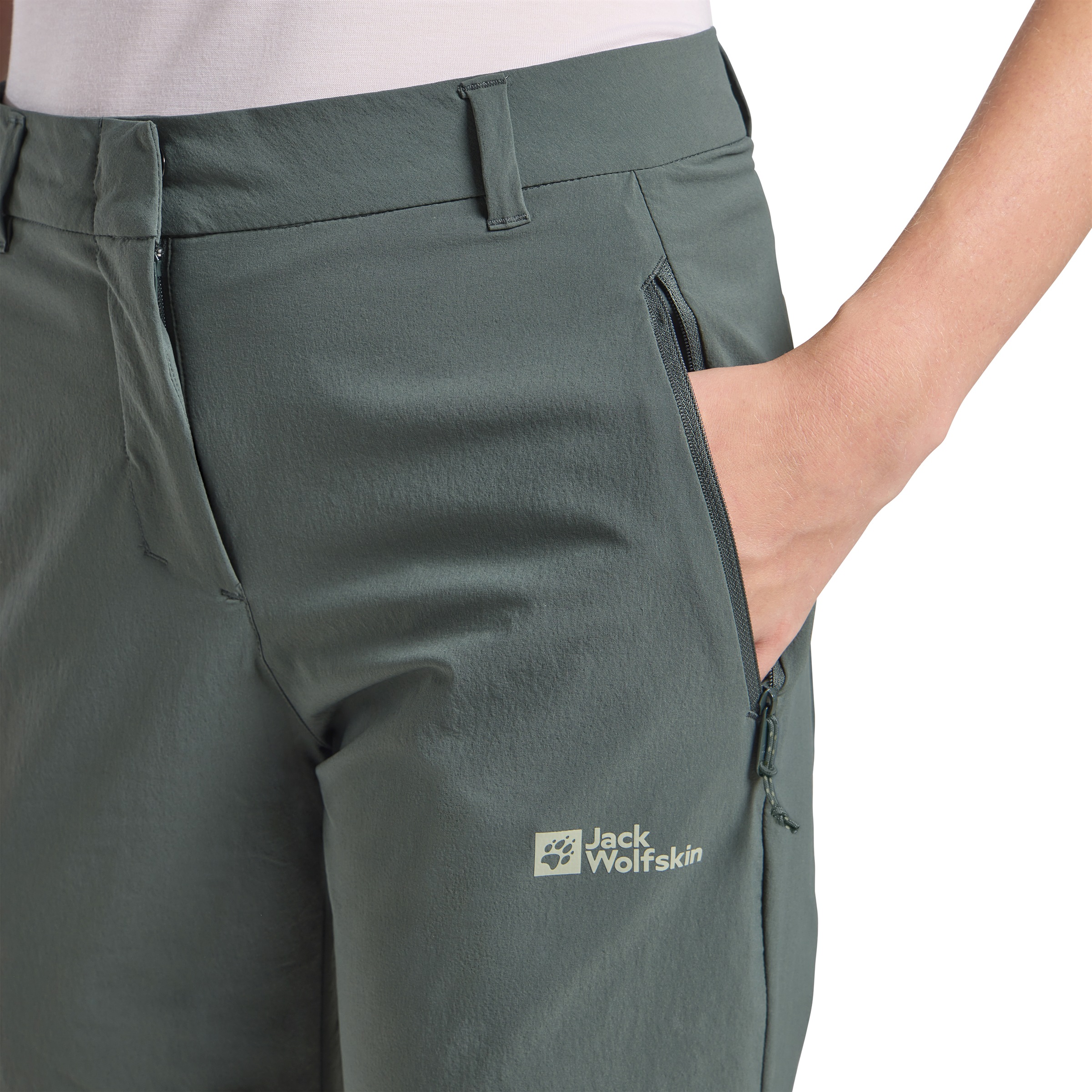 Jack Wolfskin 3/4-Hose »HIKEOUT«  Atmungsaktiv, schnell trocknend, wasserabweisend
