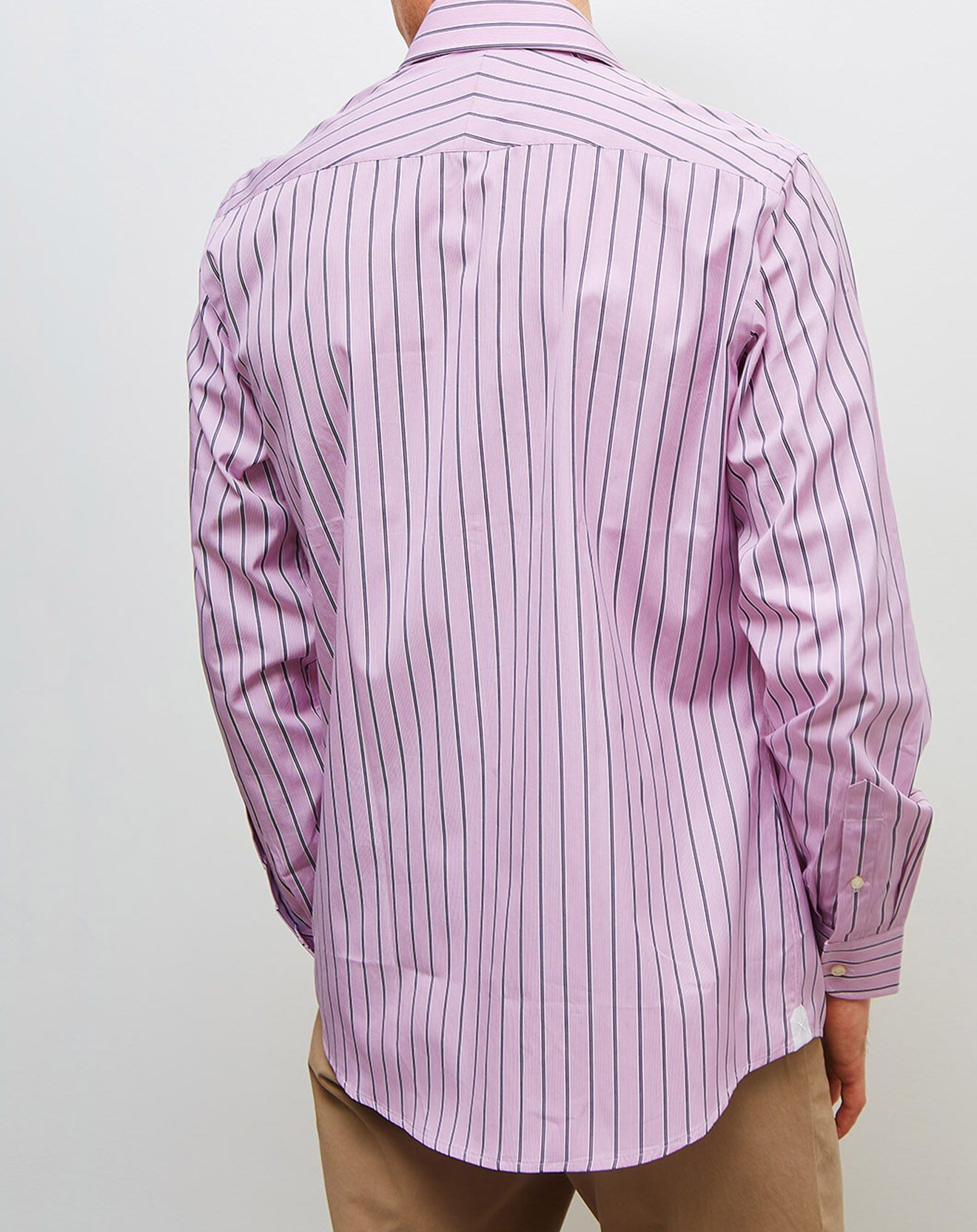 Hackett London Chemise Tailored Fit Mayfair rose/blanc