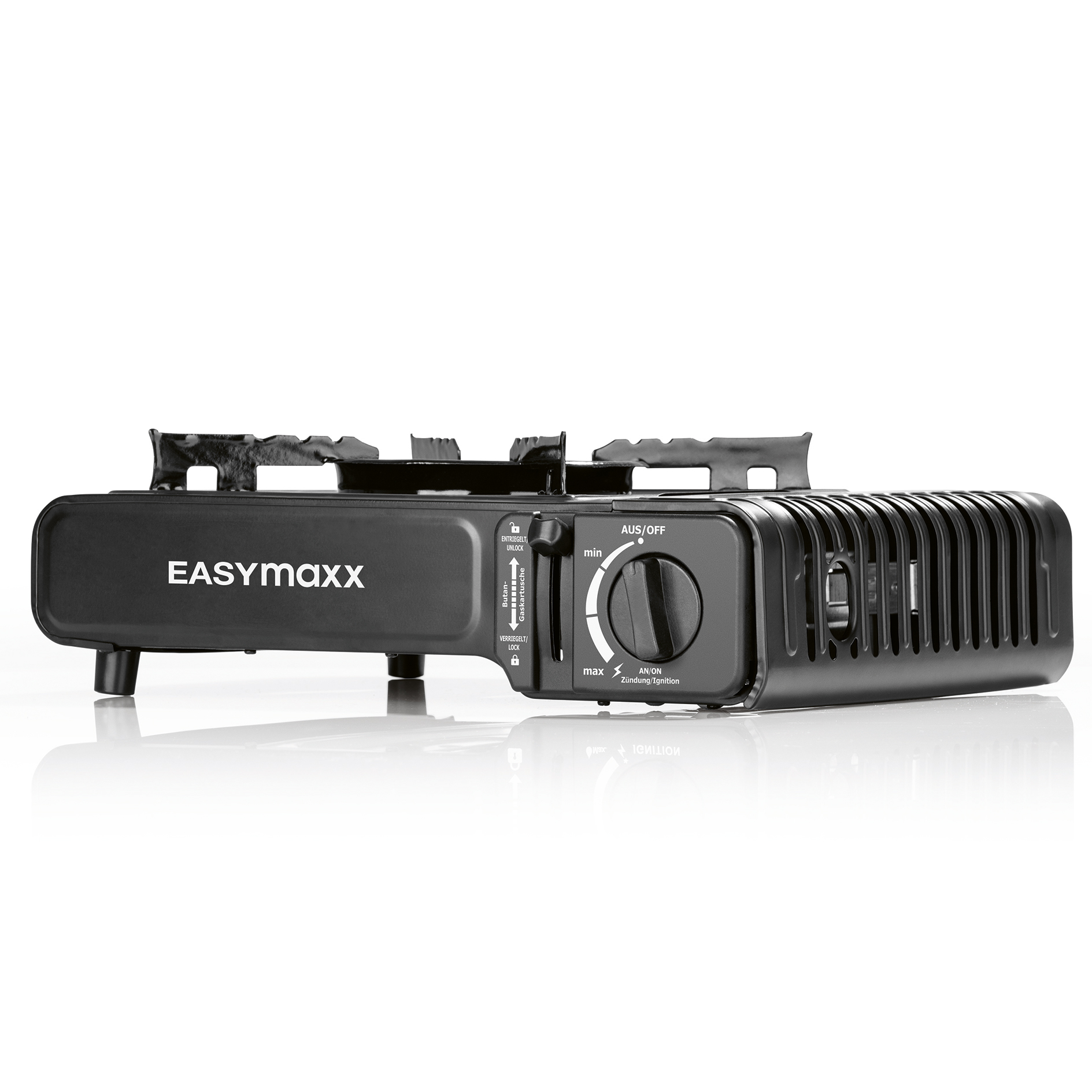 EASYMAXXGaskocher - schwarz - 2100 Watt