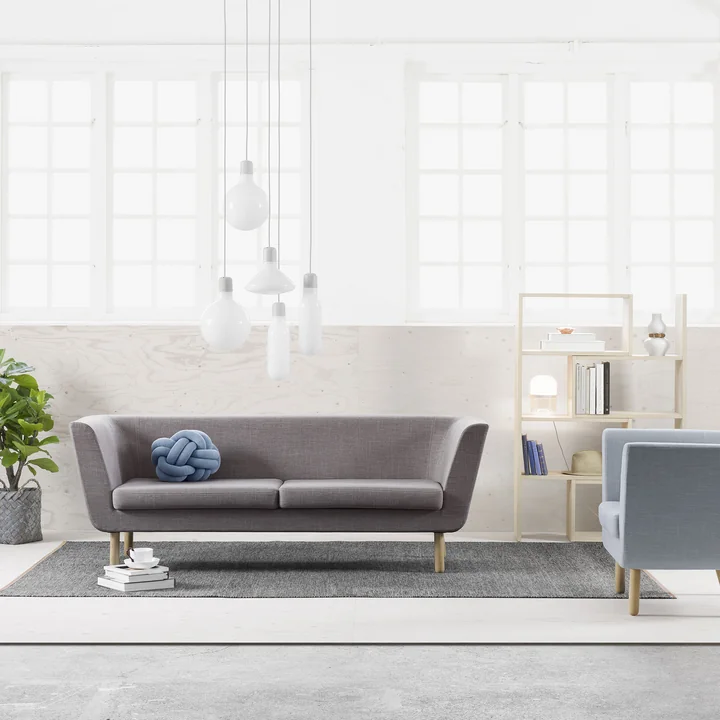 Design House Stockholm - Knot Kissen, navy