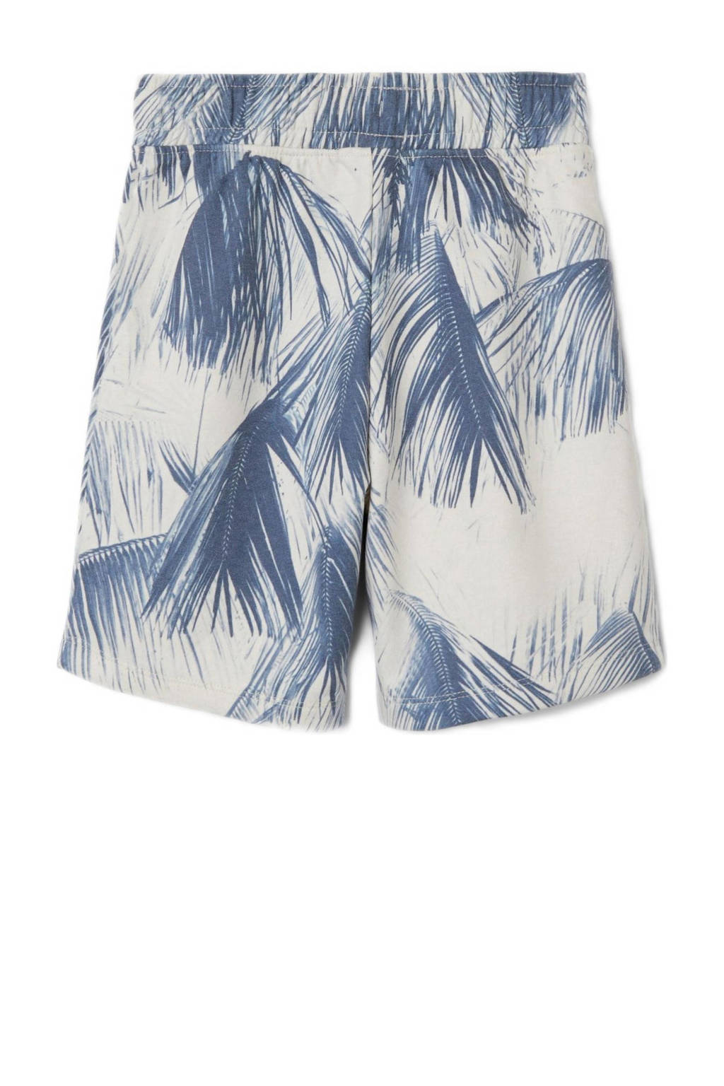 NAME IT casual short NKMFARVEL met all over print blauw/ecru