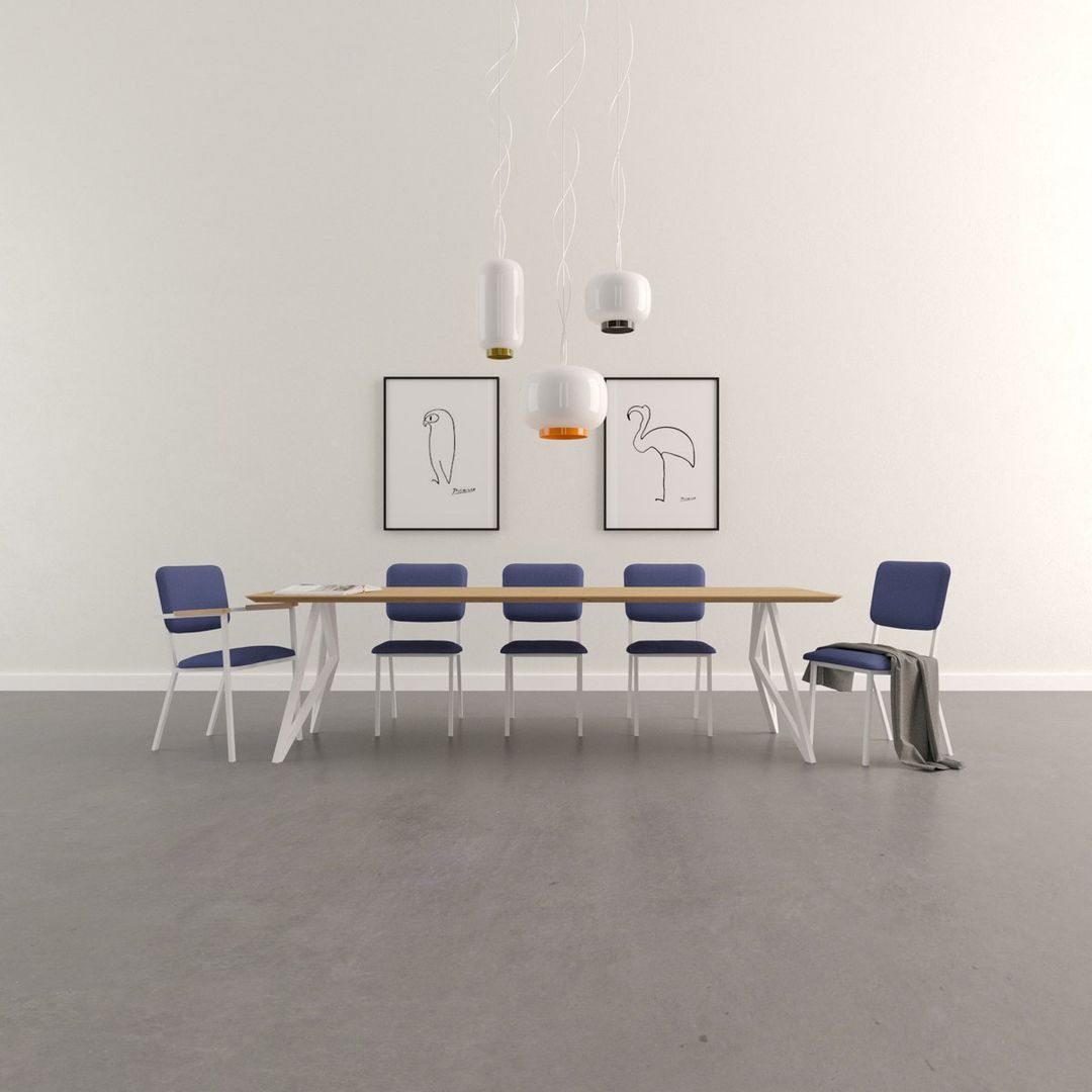 Studio HENK   Butterfly White Eettafel
