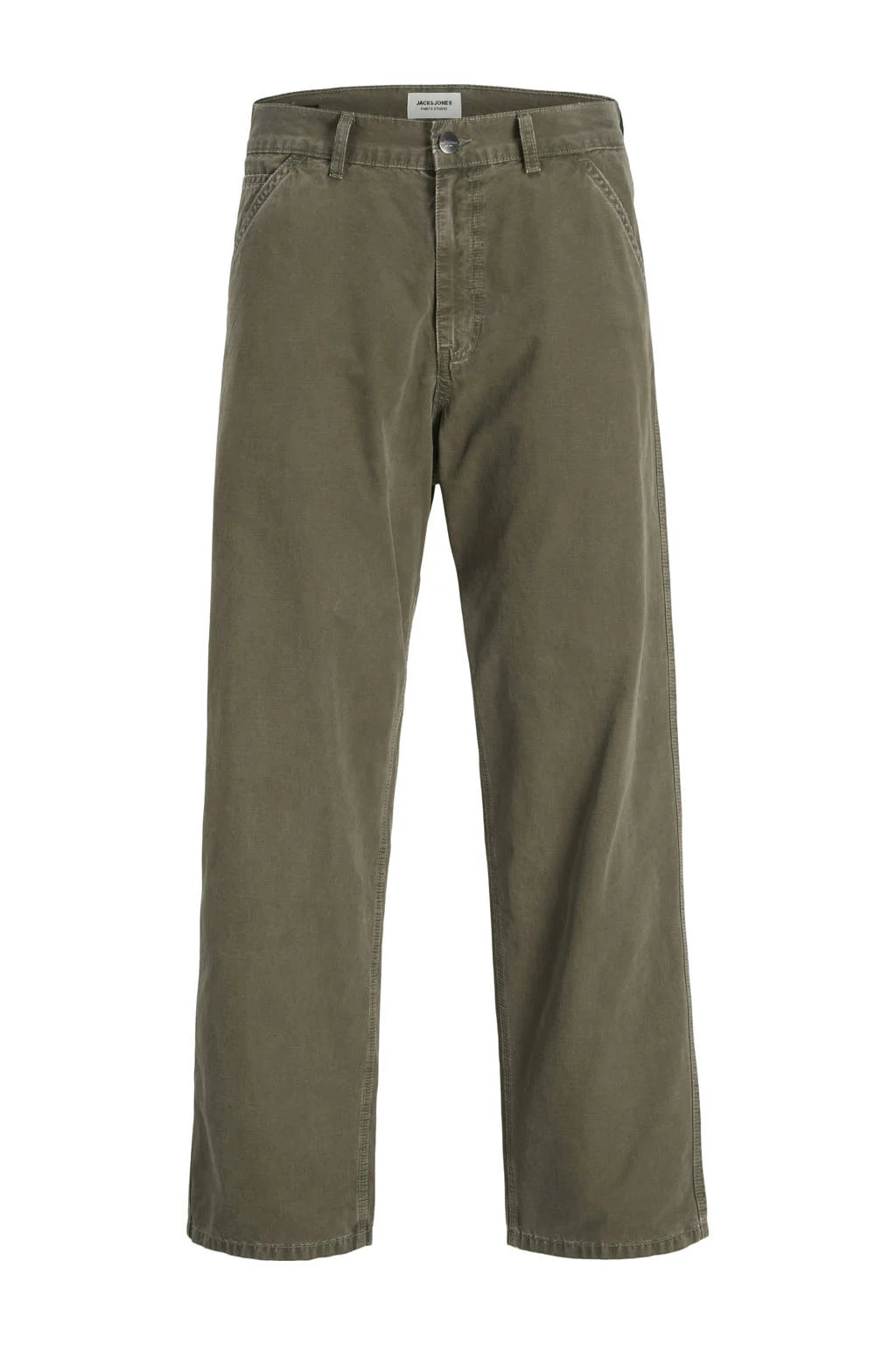 JACK & JONES JUNIOR loose casual broek donkergroen
