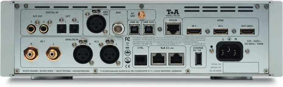 T A HA200 Silver Amplis casques