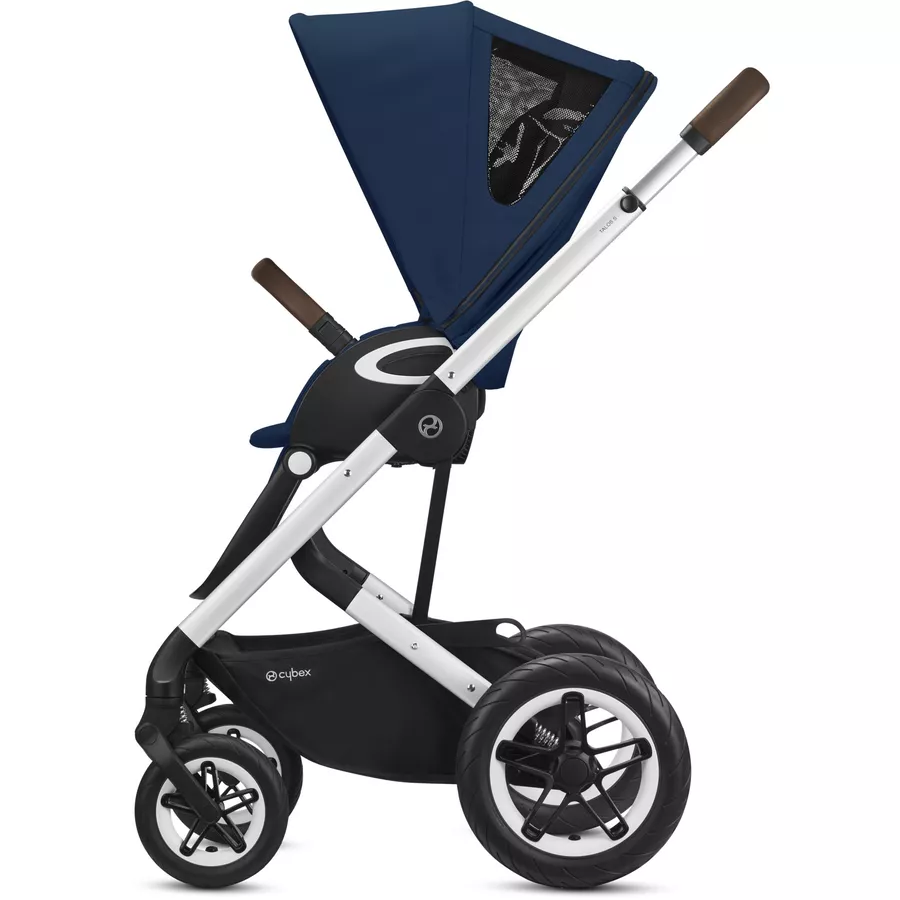 cybex GOLD Kinderwagen Talos S Lux Silver Navy Blue