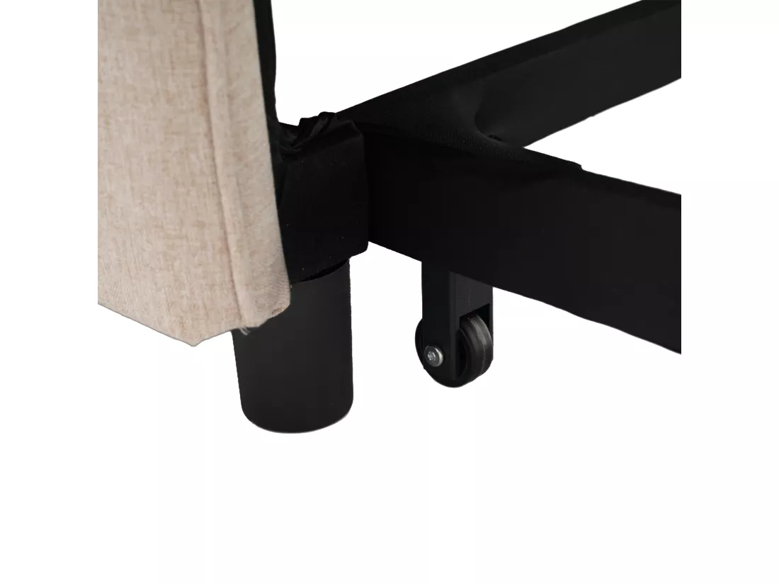 Canapé-lit simple multifonctionnel – avec fonction lit, chaise longue et fauteuil, canapé-lit réglable en trois positions, tables à thé pliantes